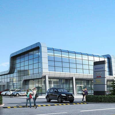 海外奥迪4S店玻璃幕墙